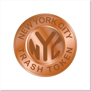 Trash Token (Bronze) Posters and Art